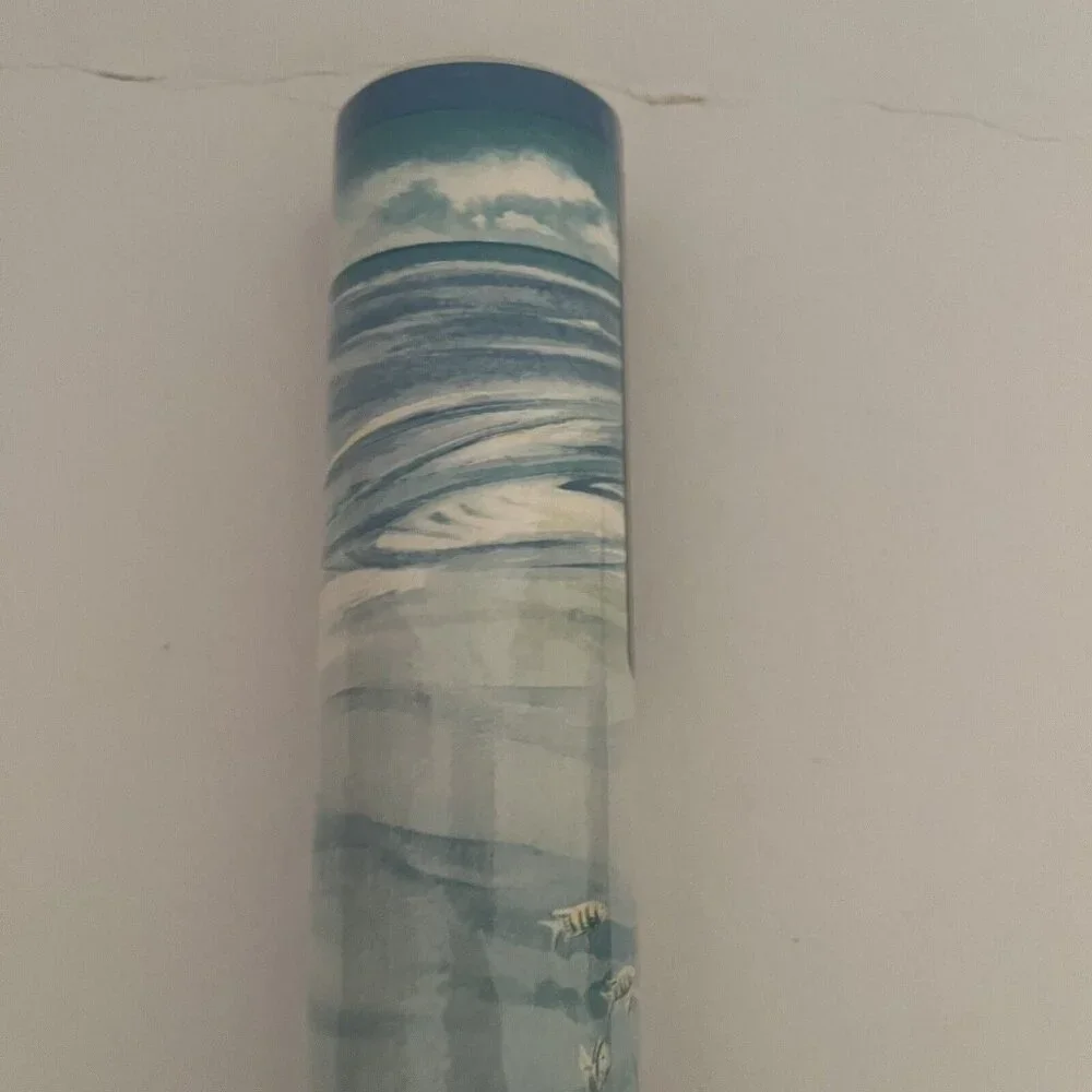 Ocean View Wall Border 1 Roll 5 Yards Water Tones New VTG Imperial Wallcoverings